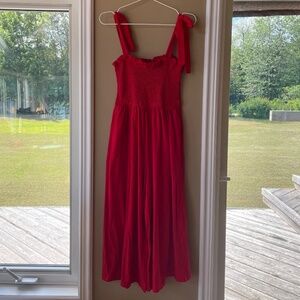 Red Jumpsuit - Size Small